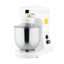 OMCAN 7-QT White Baking Mixer with Guard