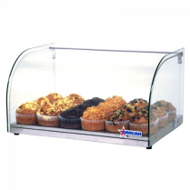 OMCAN 22-inch Countertop Food Display Case with Curved Front
