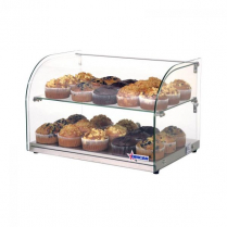 OMCAN 22-inch Countertop Food Display Case with Curved Front