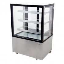 OMCAN 36-inch Square Glass Floor Refrigerated Display Case