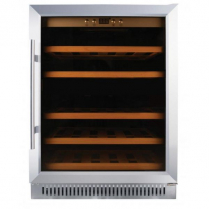 OMCAN 23-inch Single Zone Wine Cooler with 51 Bottle Capacit