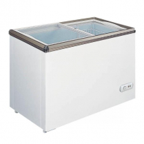 OMCAN 45.7-inch Ice Cream Display Chest Freezer with Flat Gl
