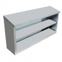 OMCAN 15" x 48" x 32.5" Stainless Steel Open Wall Cabinet