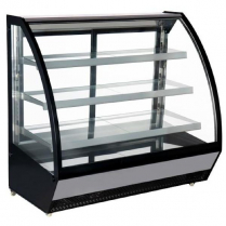OMCAN 60-inch Refrigerated Floor Showcase Curved Glass
