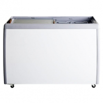 OMCAN 50-inch Ice Cream Display Chest Freezer with Flat Glas