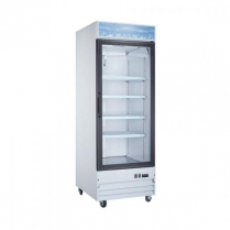 OMCAN 28-inch Single Door Glass Refrigerator