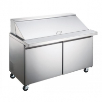 OMCAN 47-inch Mega Refrigerated Prep Table with 2 Doors