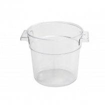 OMCAN 8 QT Polycarbonate Clear Round Food Storage Container