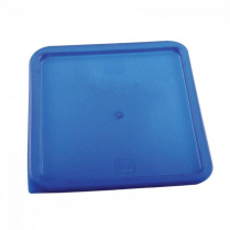 OMCAN Blue Polyethylene Lid For 12 / 18 / 22 QT Square Stora