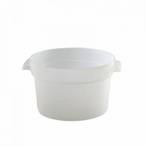 OMCAN 2 QT Polypropylene Round White Food Storage Container