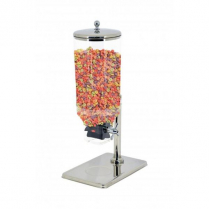 OMCAN Stainless Steel Cereal Double Dispenser with 7.5 L Cap
