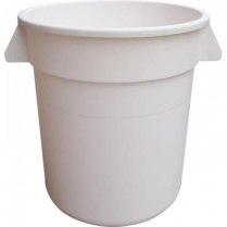OMCAN 10-Gallon Polyethylene White Food Storage Container