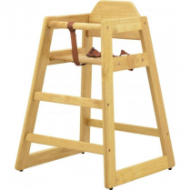 OMCAN Commercial Natural Wooden High Chair