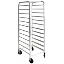 OMCAN Aluminum, Round Top Bun Rack with 12 Slides and 5" spa