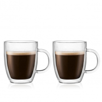 BODUM BISTRO DOUBLE WALL COFFEE CUP S/2
