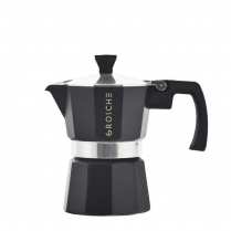 GROSCHE STOVETOP ESPRESSO MAKER 3 CUP CHARCOAL