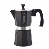 GROSCHE STOVETOP ESPRESSO MAKER 9 CUP CHARCOAL