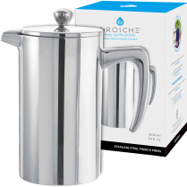 DUBLIN FRENCH PRESS 8 CUP SS DBL WALL INSULATED