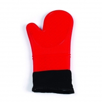 COOL TOUCH SILICONE OVEN MITT RED