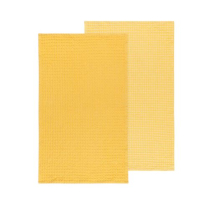 Now Designs Second Spin Yellow Waffle Dishtowel Set of 2