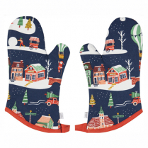 DANICA JUBILEE CANDY CANE LANE OVEN MITT SET OF 2