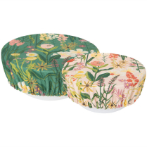 NOW DESIGNS BOWL COVER SET BEES & BLOOMS