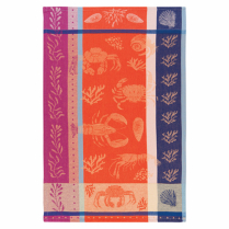 NOW DESIGNS JACQUARD TEATOWEL DAILY CATCH
