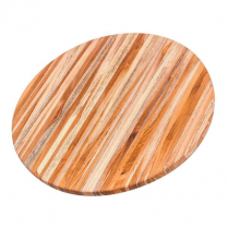 TEAKHAUS ROUND SERVING BOARD 18X0.5