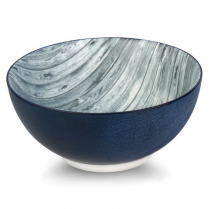 BRILLIANT DENIM "WOOD" BOWL 10CM