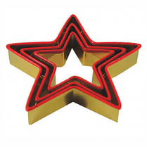 STARS COOKIE CUTTER SET OF 3