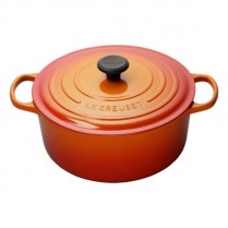 LE CREUSET ROUND FRENCH OVEN 0.9L / 14cm FLAME