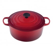 LE CREUSET ROUND FRENCH OVEN 3.3L / 22CM CHERRY