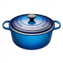 LE CREUSET ROUND FRENCH OVEN 5.3L BLUEBERRY