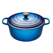 LE CREUSET ROUND FRENCH OVEN 6.7L BLUEBERRY
