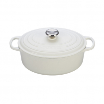 LE CREUSET OVAL FRENCH OVEN 4.7L/29CM WHITE