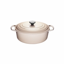 LE CREUSET OVAL FRENCH OVEN 6.3L MERINGUE
