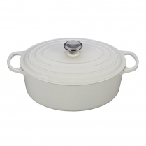 LE CREUSET OVAL FRENCH OVEN 6.3L/31CM WHITE