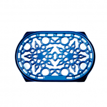 LE CREUSET DELUXE OVAL TRIVET BLUEBERRY