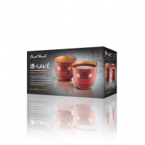 FINAL TOUCH SAKE CUPS (RED) SET 2