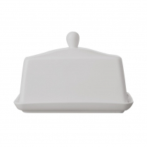MAXWELL & WILLIAMS BUTTER DISH WHITE