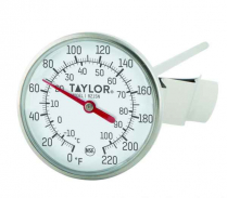 Taylor Bi-Therm Dial Pocket Thermometer 1.75" Dial with 8"