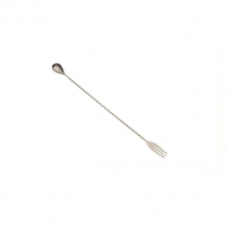 Mercer Barfly Bar Spoon with Fork End, 15 3/4"