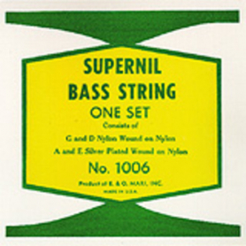 La Bella Bass Strings, Supernil, Nylon, 3/4