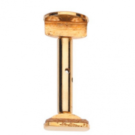 Violin chinrest screws, Hill style, gold