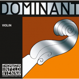BULK Dominant Violin Wound E String, Straight, 4/4 size