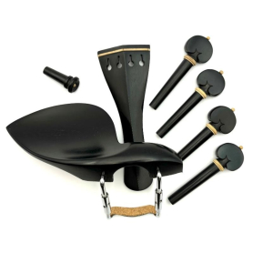 VIOLA Accessory Set,Ebony Heart with White Trim
