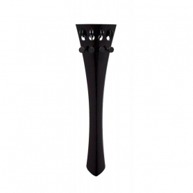 Teller Pusch Ebony Cello Tailpiece with BlackTuners