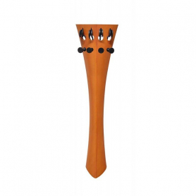 Pusch Cello Tailpiece. Boxwood with Black Tuners