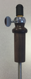 Cello Endpin, rosewood plug, 20" rod
