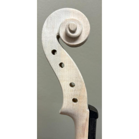 White Violin, Guarneri, Flamed, NO BASS BAR, Tack Glued